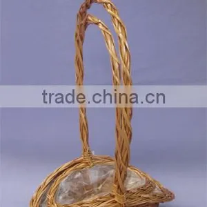 Willow Christmas Decorative Flower Basket thumbnail-1
