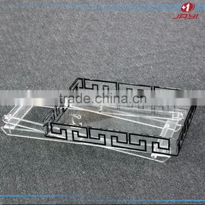 Best Selling Acrylic Folding Tray/ Lucite Acrylic Snack Tray thumbnail-6