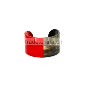 BRACELET 100% MADE FROM NATURAL BUFFALO HORN IN VIETNAM, VARIOUS DESIGNS AND SIZES thumbnail-5