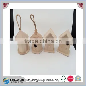 Small and Wildlife Use Wooden Bird Houses thumbnail-1
