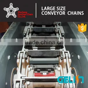 MS32 Heat Treatment Embedded Scraper Transporter Conveyor Chain for Coal Mine thumbnail-6