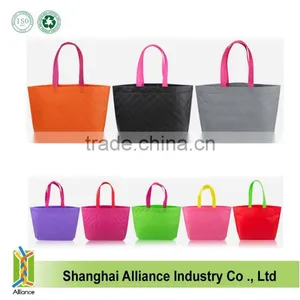 Eco Friendly Candy Color Intagliated Non Woven Shopping Tote Bags thumbnail-1