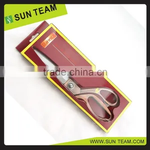 ST008A 9-1/2" HIGH Full Stainless Steel Gold Scissors thumbnail-4