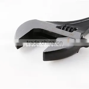 Black Adjustable Wrench/Spanner thumbnail-2