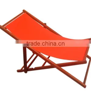 Solid Wood Beach Chair / Folding Leisure Chair thumbnail-3
