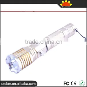 2016 Wholesale UltraShine F7 T6 LED Rechargeable Aluminum Alloy LED Flashlight Torch thumbnail-4