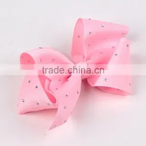 Elegant Purple Grosgrain Ribbon High Quality Cheer Bows thumbnail-4