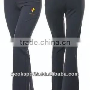 Elastic Waist Band Womens Fitness Wear Yoga Clothing Compression Pant thumbnail-1