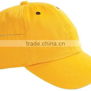 Yellow Sports Hats 6 Panel Baseball Cap With Pocket thumbnail-2