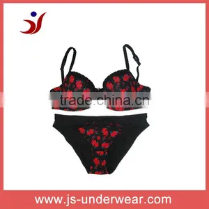 OEM Style Wholesale Printed Sexy Tube Bra Set to Europe Market thumbnail-1