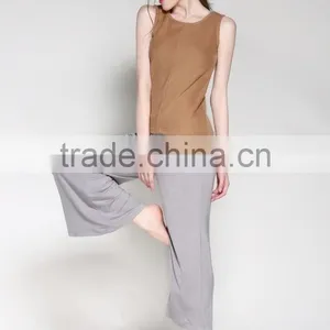New Arrival Loose House Rayon Night Pants for Girls Wholesale thumbnail-3