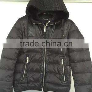 White Feather Jacket High Quality Cheap Overrun Stock Clothing Stock Stock Garment thumbnail-1