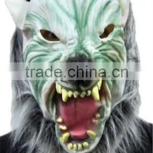 Silver Wolf With Hair Mask thumbnail-1