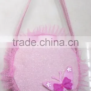 Fashion Round Lace Flower Sequin Little Girl Bag thumbnail-3
