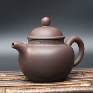 Pure Handmade Ceramic Ball Tea Pot Qinzhou Nixing 200cc thumbnail-3