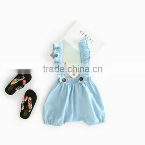 Suspender Harem Shorts Korea Design Eco Friendly Cotton Baby Clothes thumbnail-1