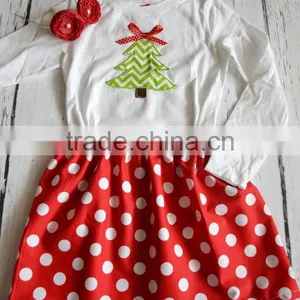 Christmas Tree Pattern Baby Top And Skirts Baby Girls' Clothing Sets thumbnail-2