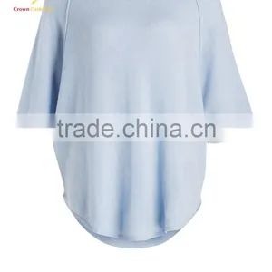 100% Cashmere Knitted Sweater Women Fashion Poncho thumbnail-1