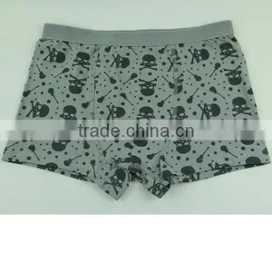 Custom Elastic Waistband Underwear Teen Sexy Boys Cotton Boxer thumbnail-2