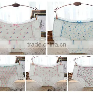 Women High Quality Cotton Underwear Young Girls Comfortable Panties thumbnail-3