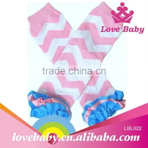Hot Sale Zigzag Design Chevron Ruffled Baby Legwarmers thumbnail-1