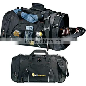 Triton Weekender 24" Carry-All Duffel Bag - Has Bottom Board With Feet, Large Zippered Main Compartment and Comes With Your Logo thumbnail-1