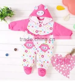 Hot 2016 Cheap Adult Baby Romper Newborn Baby Jumpsuit Baby Winter Romper Baby Animal Romper Baby Clothes Romper Baby Romper thumbnail-1