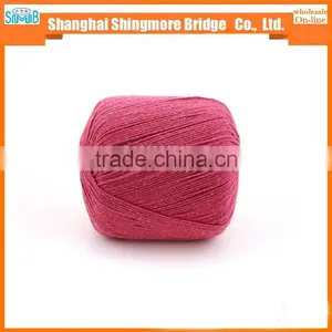 China Knitting Yarn Supplier Hot Sales High Standard Yarn Cotton Polyester Lurex With 50gram Balls thumbnail-3