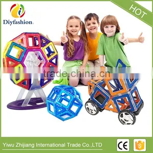 52pcs Promotional Christmas Amazing 3D ABS Plastic Magnetic Building Blocks Toys for Kids thumbnail-1