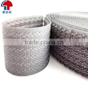 Grey Colour Uni-tape Combined Hook and Loop Male and Female Side in One Surface thumbnail-2