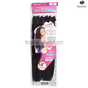 Black Rose Senegal Twist Wholesale Jumbo Crochet Braid in Hair Bundles thumbnail-2