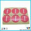 Personalized Pink Color Special Adhesive Paper Sticker on Yellow Base Paper thumbnail-1