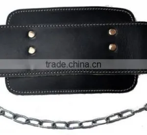 CUSTOM Weight Lifting Dip Belts, Leather Dip Belt, Power Dip Belt thumbnail-1
