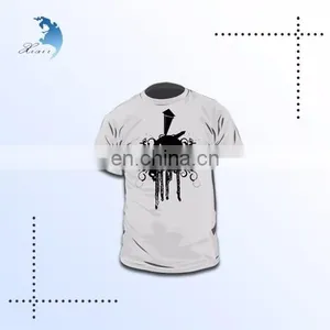 Advertising Patterned Ring-spun Cotton Men's Tee Shirt thumbnail-1