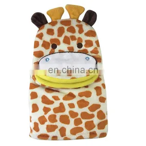 Baby Shower Gifts Terry Cloth Animal Shaped Bath Puppets Gloves Baby Wash Mitt thumbnail-6