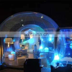 0.8mm Pvc Clear Bubble Party Event Tent Inflatable Advertising Inflatable Bubble Camping Tent thumbnail-1
