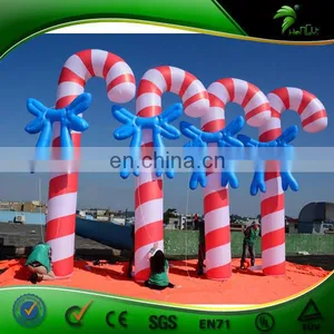 Hongyi 3 m Custom Inflatable Christmas Stick / Inflatable Ornament, Christmas Ddecoration for Sale thumbnail-3