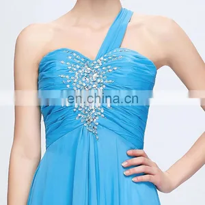 Grace Karin One Shoulder Long Chiffon Evening Gowns Party Gowns CL3120-3 thumbnail-4
