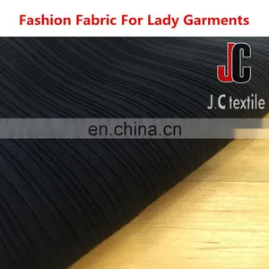 100% Polyester ITY Pleated Chiffon Fabric Ity Print Chiffon Fabric thumbnail-1