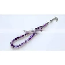 33 Blue Crystal Glass Ramadan Gift Masbaha Wholesale Muslim Islamic Tasbeeh thumbnail-1