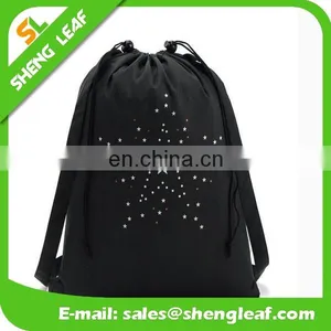 Graceful Drawstring Bags for Sale Black Backpack With Good Quality thumbnail-6