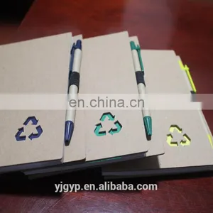 School Stationery Customized Kraft Paper Cover Notebook With Pen thumbnail-1