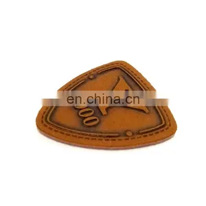 Customized Leather Clothing Labels Leather Patches, Leather Labels With Customized Jeans Leather Patch Labels thumbnail-2