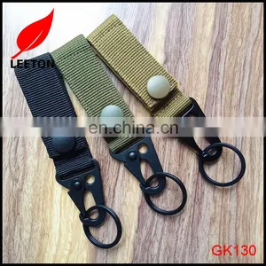 Factory Supply Custom Durable Webbing Keychain With Hook thumbnail-3