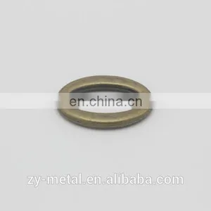 Decorative Bronze Bag Accessories Oval Ring Metal Ring thumbnail-1