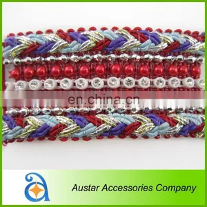 Rhinestone Trimming Conventional Braid for Shoe Decoration thumbnail-1