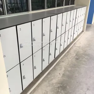 Low H1200mm Phenolic Resin Compact Laminate School Locker Export to Singapore thumbnail-1