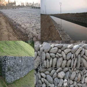 Chinese Supplier New Products 4mm Welded Gabion Wire Mesh Box Price / Stone Gabion Cage Wall thumbnail-3