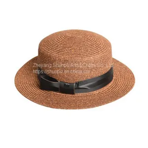 Paper Braid Boater Hat thumbnail-1