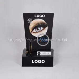 Counter Acrylic Eyelash Enhancer Cosmetics Display Shelf thumbnail-1